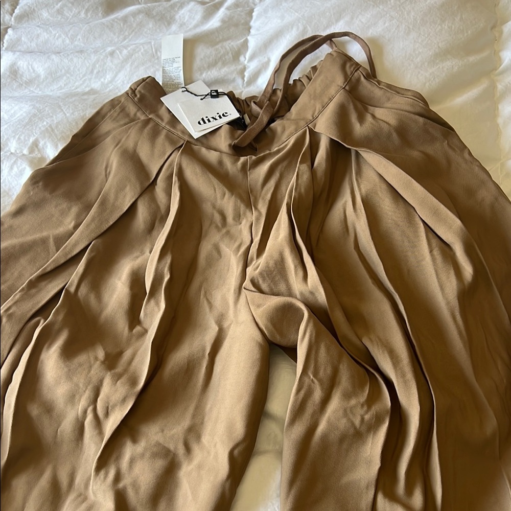 Dixie Tan Wide-Leg Palazzo Pants